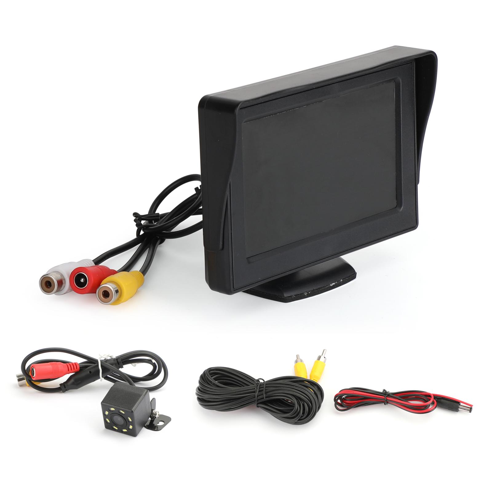 

4,3-дюймовый HD цифровой автомобильный монитор + 8-светодиодная HD автомобильная камера заднего вида