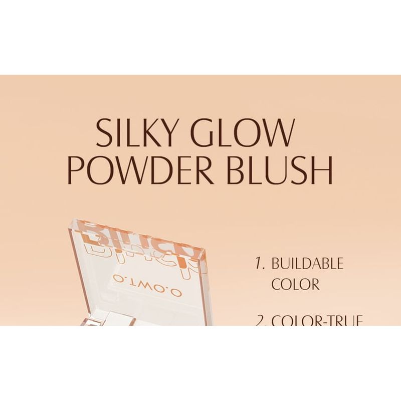 O.TWO.O - Silky Glow Blush (1-3)