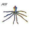 Articulated Ocean Creature Decor 3D Printed Squid Fidget Toy, Flexible Marine Animal Figure, Decompression Educational Cognitive Teaching Aid Sensory