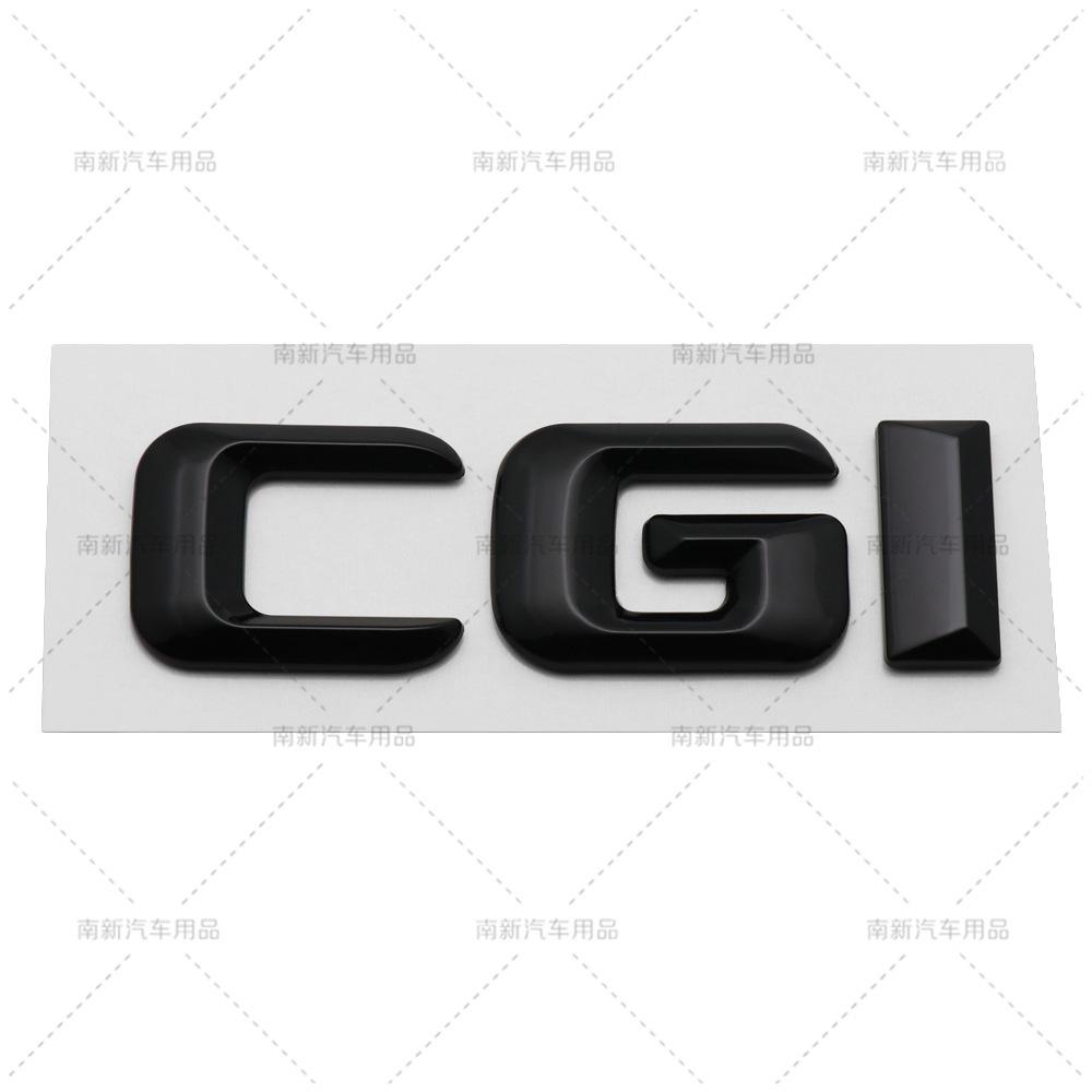 Vhodné pro Mercedes Benz C-Class E-Class S-Class CGI CDI odznak s písmeny S350L E260L C200 zadní odznak nálepka na auto znak XH4