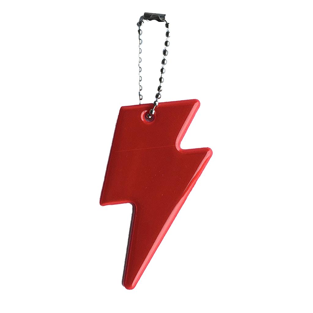 12Pcs Children Safety Pendant Backpack Reflector Reflective PVC Reflective Pendant Key Chain Night Safety Reflector Set