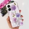For Xiaomi Poco C65 Case for PocoC65 Silicone Funda Para Capa Coque Soft Phone Cases Back Cover Marble Flower Pattern Shockproof