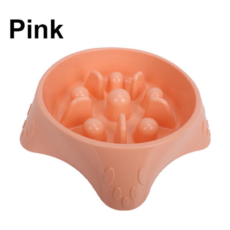 

Pet Starfish Shape Slow Food Bowl Dog Feeding Multifunctional Dog Bowl Pet Bowl Dog Anti-choking Slow Food Bowl розовый