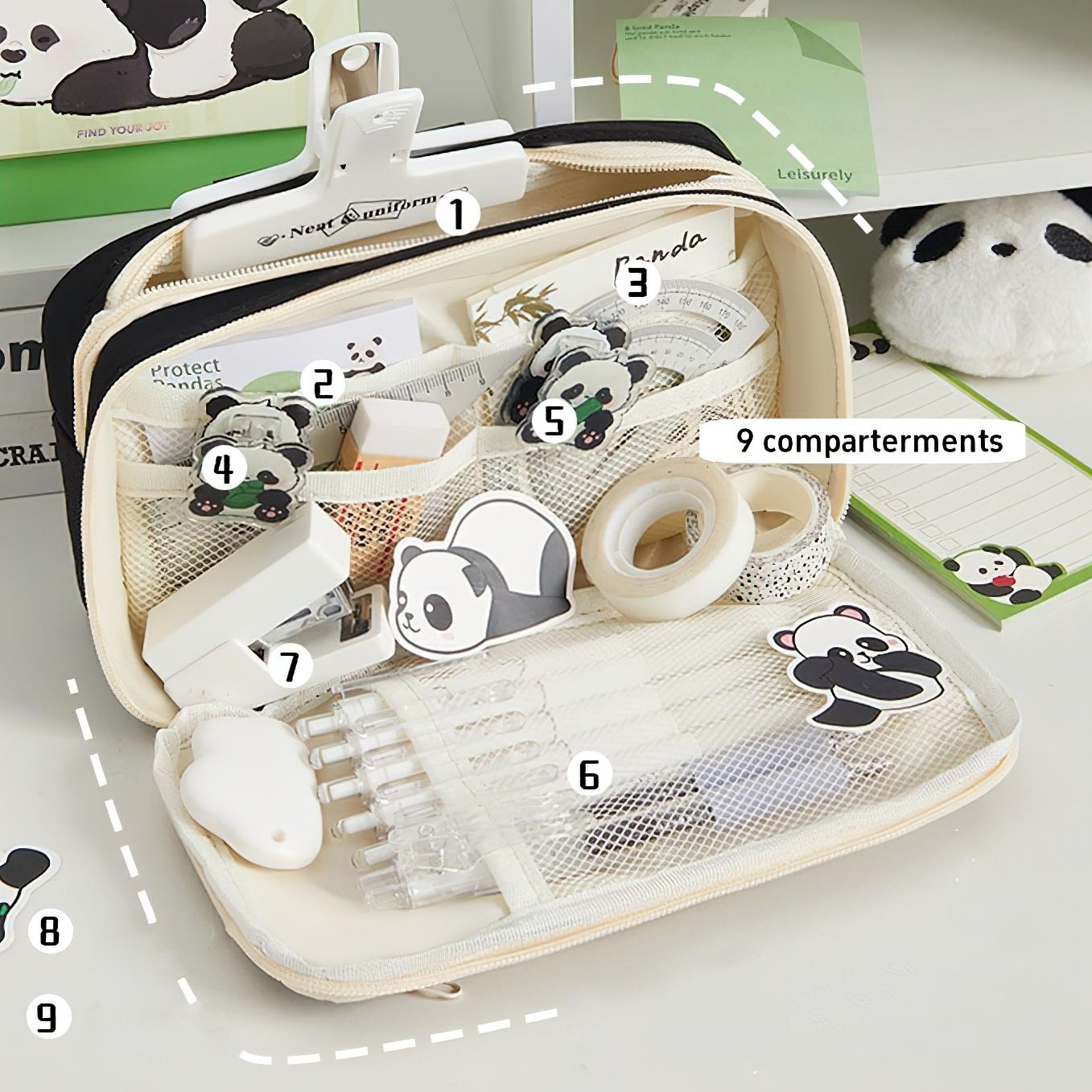 Luck Wish Pencil Bag Pen Case Flip Cover Матовый передний карман для хранения — фото 5