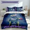 Set da 3 pezzi Personalizzato con Nome Five Nights at Freddy's, Include 1 Copripiumino e 2 Federe, Decorazione per Camera da Letto per Tutte le Stagioni