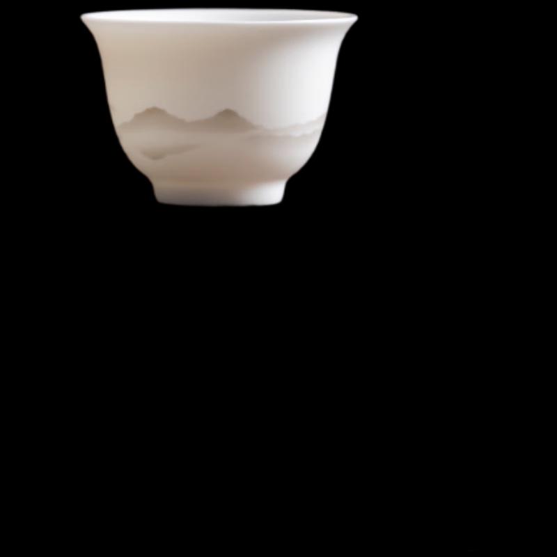 Shangqi Ink Wash Ceramic Kung Fu Teacups