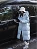 2025 Korean Style Women's Warm Hooded Mid-Length Down Coat
