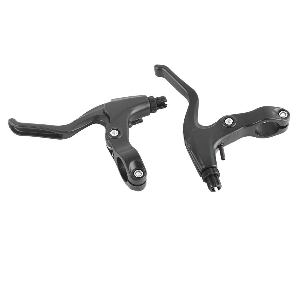 A Pair of Lightweight All Aluminum Alloy Wear Resistant Black Bicycle Brake Lever Handle Bike Cycling Equipment