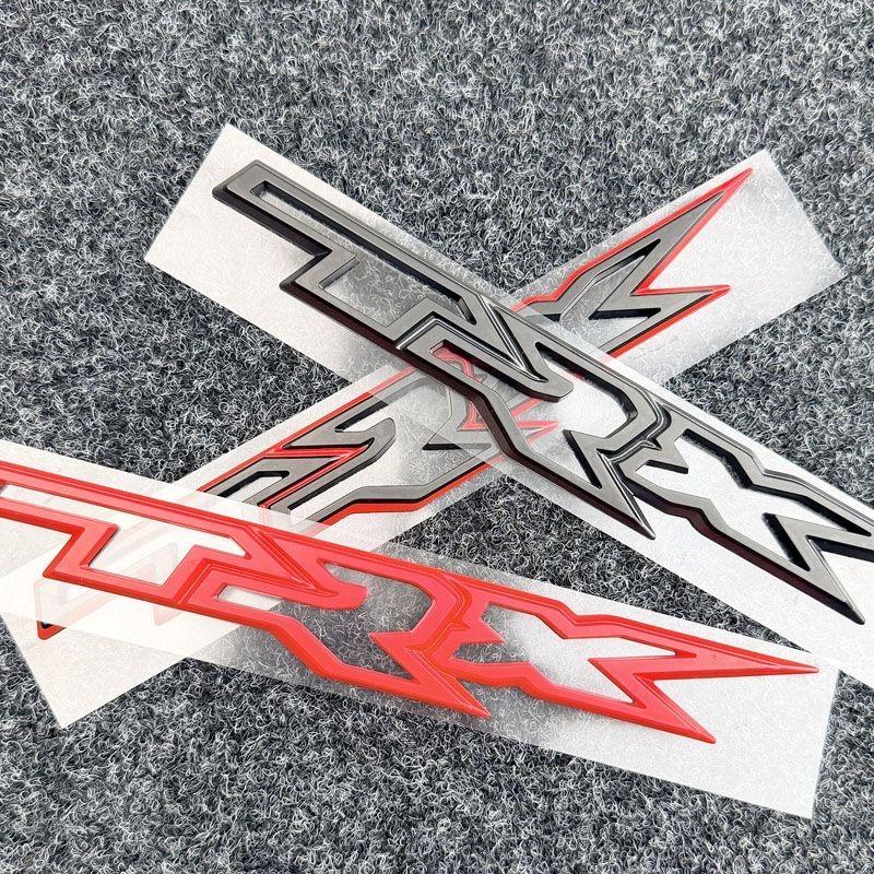 1Pc 3D ABS T R X Emblem Car Rear Trunk Badge Sticker Accessories