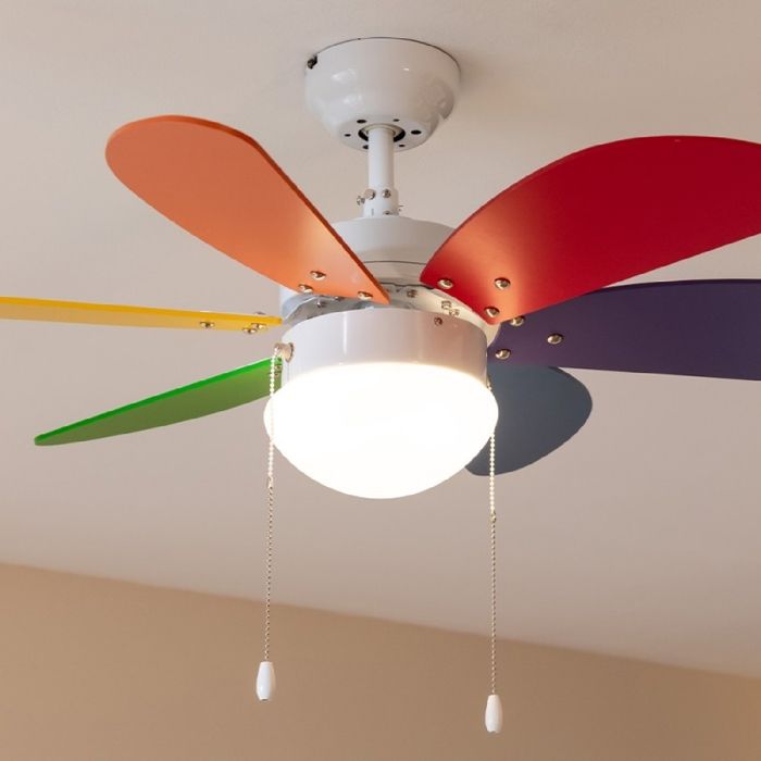 Cecotec Ventilateurs de plafond avec lumière EnergySilence Aero 360 ColorFull