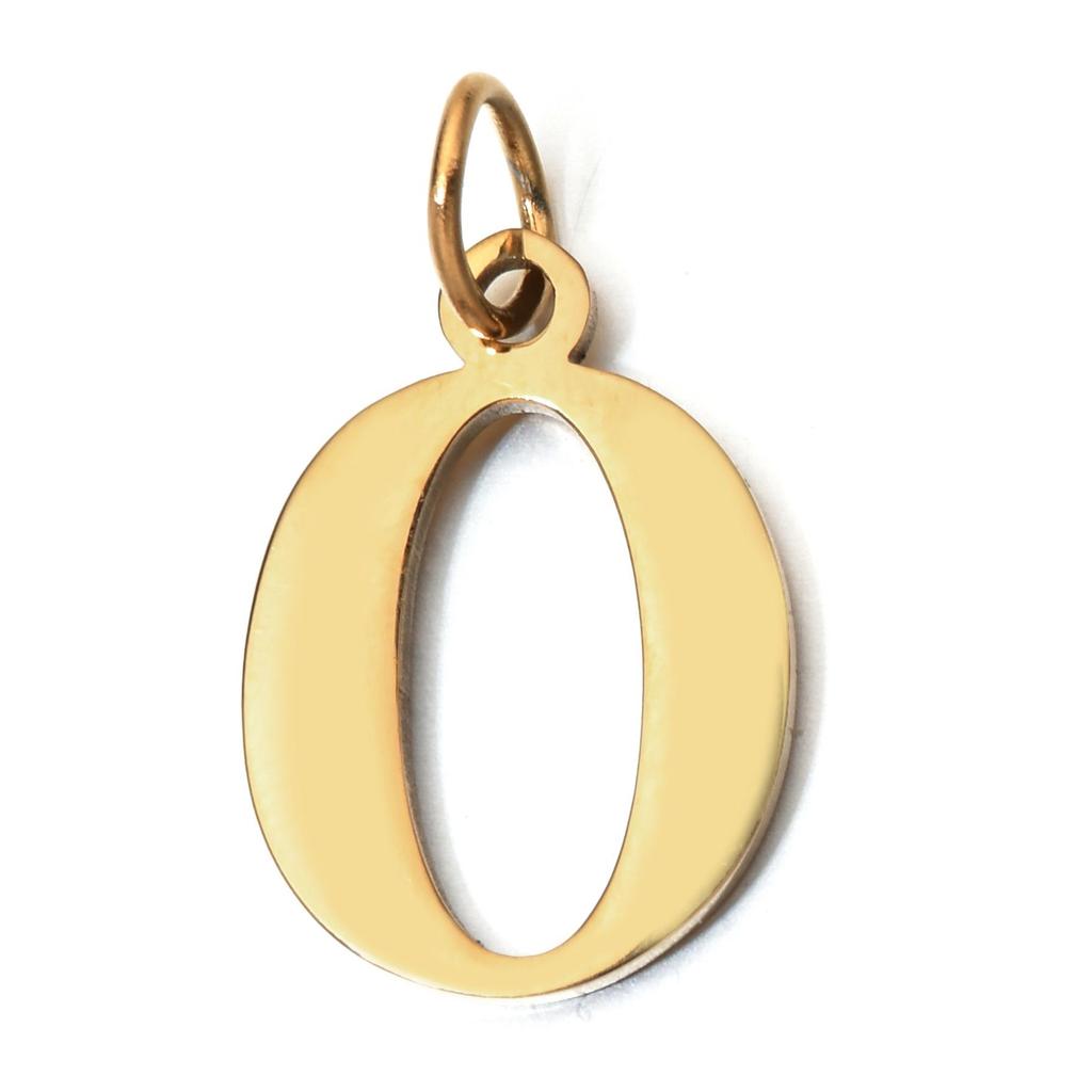 Handmade Stainless Steel English Letter Pendant - Non-Fading Charm