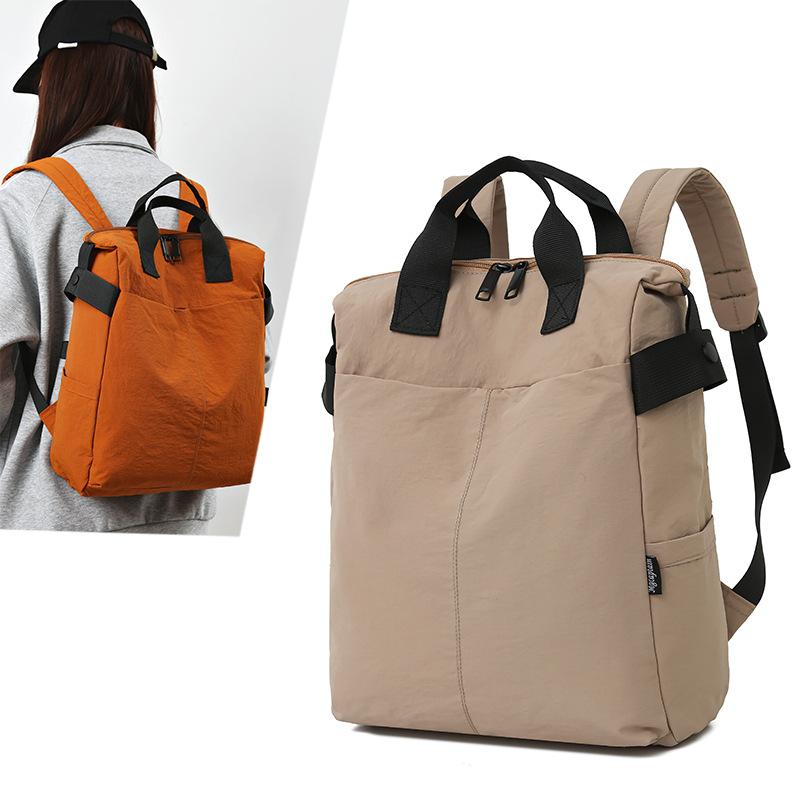 Schoolbag Japanese ins Simple backpack Large capacity leisure travel bag Junior high school student schoolbag Commuter laptop bag