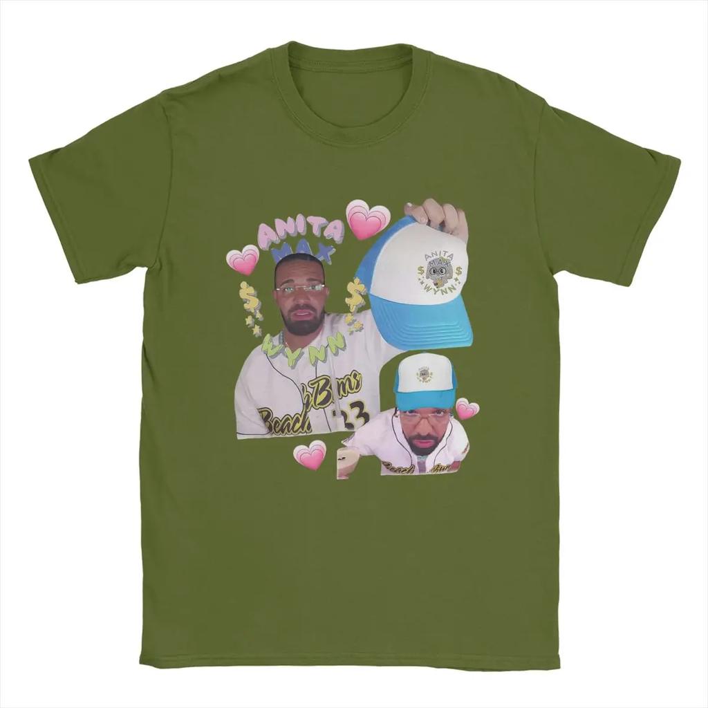 Anita Max Wynn Love Men T Shirt Vintage Tees Short Sleeve Round Neck T-Shirt 100% Cotton 6XL Clothes