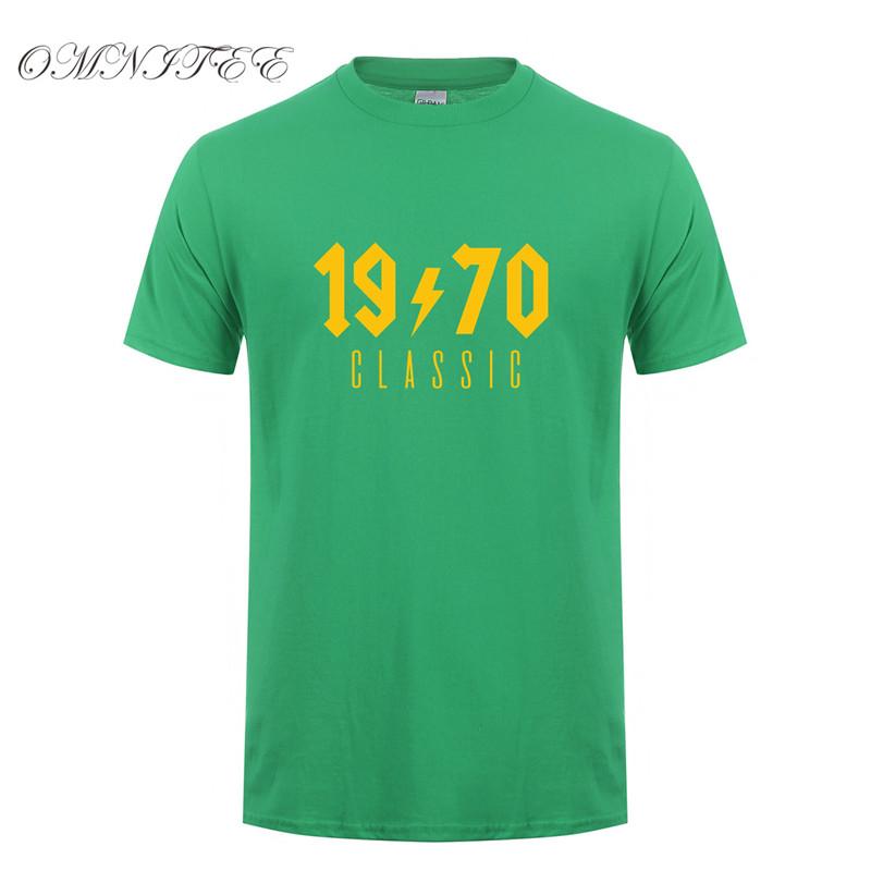 Omnitee Fashion 1970 Classic T Shirts Unisex Cotton Summer Funny Short Sleeve Birthday Gift T Shirt Tops Tee Unisexs Tshirt Oz190