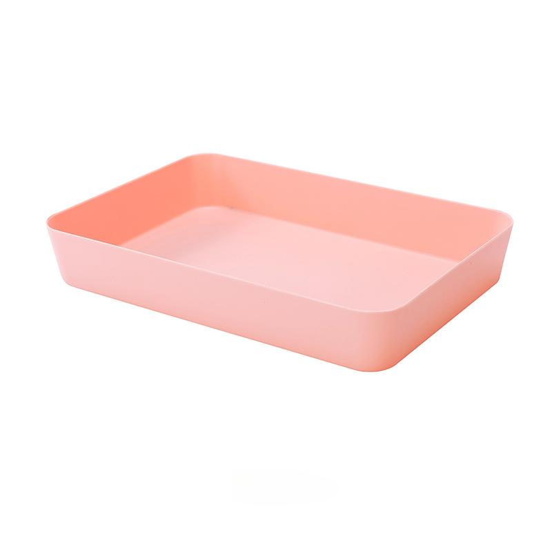 Drawer Divider Storage Box Kitchen Tableware Small Box Rectangular Plastic Desktop Cosmetics Storage