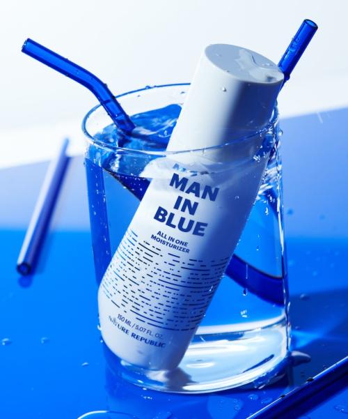 Nature Republic 3-Pack Men In Blue All-In-One Moisturizer, 150ml