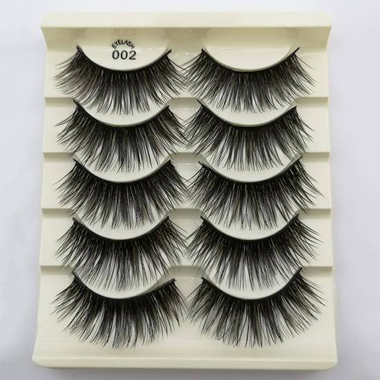 Fashion Thick False Eyelashes Long Natural Lashes Extensions for Women Girls