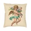 Renaissance Angels Throw Pillow Covers Decor Home Fashion Vintage Cherub Wings Sofa Cushion Cover Square Pillowcase Dakimakura