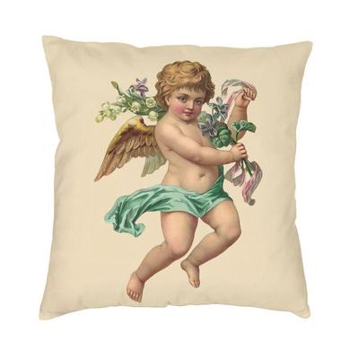 Renaissance Engel Dekokissenbezüge Dekor Home Fashion Vintage Cherub Wings Sofa Kissenbezug Quadratischer Kissenbezug Dakimakura