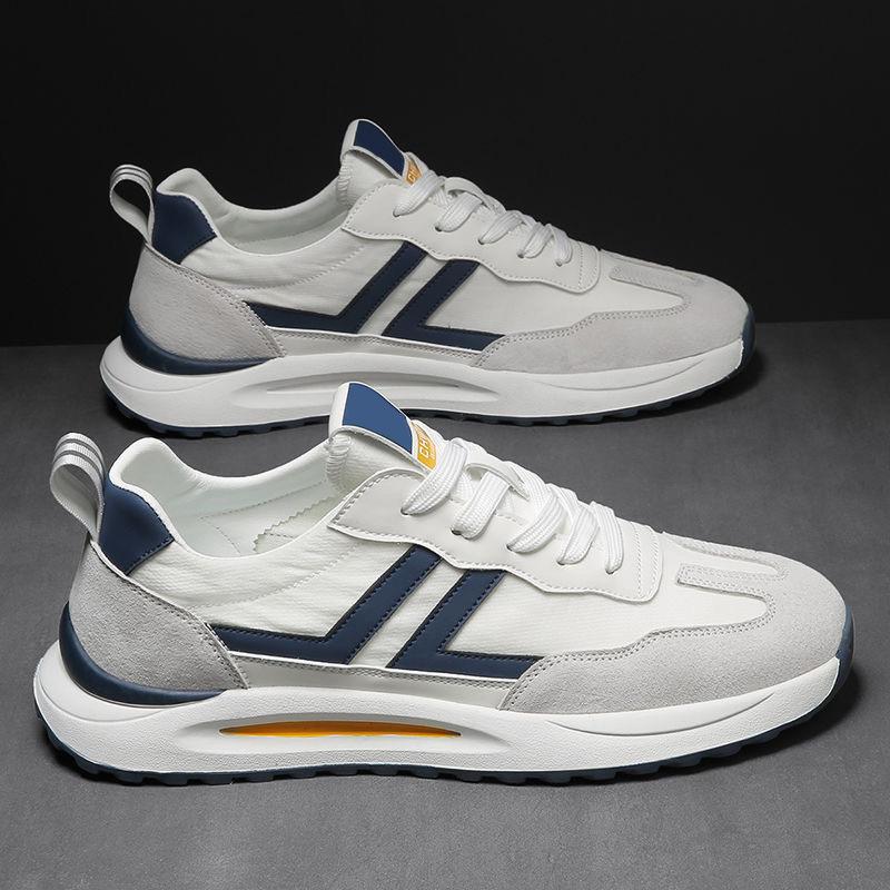 Men's Shoes Summer Simple Breathable Canvas Shoes Light and Comfortable Sports and Leisure Trendy Shoes Men's Fashion Soft-soled Forrest Gump Shoes