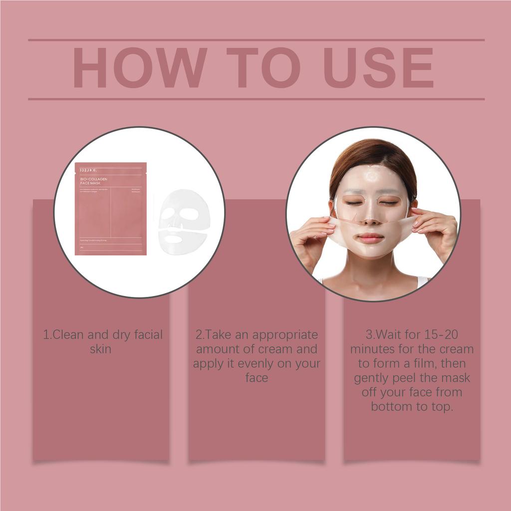 EELHOE Collagen Facial Mask (Box Set) – Plumping & Hydrating Face Mask