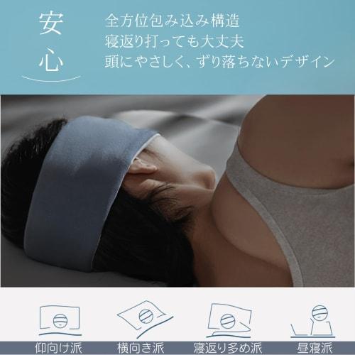 Cozwish Eye Mask with Silent Velcro Closure, 99.99% Light Blocking, Fully Enveloped Design, Double-Sided Use, Zero Pressure, Perfect for Naps, Travel,