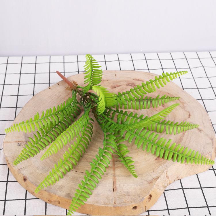 Nordic Simulated Fern Wall Accessories Natural Soft Rubber Simulated Grass Persian Grass