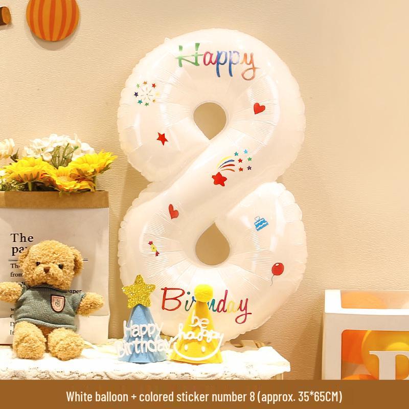 Happy Birthday Party Balloon Decorations for Kids