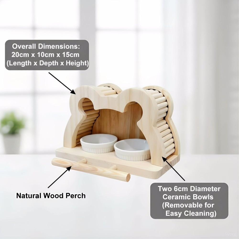 Splash-proof Bird Feeding Station Bite Resistant Observation House  Parrot Cage