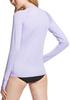 Tesla Long Sleeve Rash Guard for Summer UV Slim Fit Swimwear for and Includes and Product Women's [Stretchy, Quick-Drying, Protection] Sports,