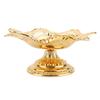 4pcs Multifunctional Design Fruit Serving Tray Gold Finish Tea Serving Platter  Dining Table Use