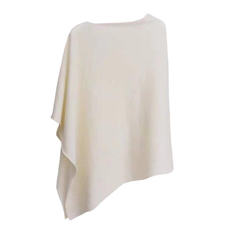 2024 Xale Capa Grande de Lã Merino Tricotada para Mulher