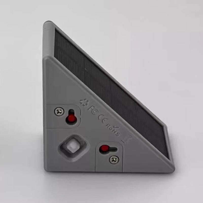 2pcs Led Outdoor Solar Light Wireless Waterproof Super Bright Motion Sensor Step Lamp Stair Light