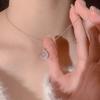 Moon Necklace Women's Summer Light Luxury Niche Design Exquisite High-end Zircon Clavicle Chain