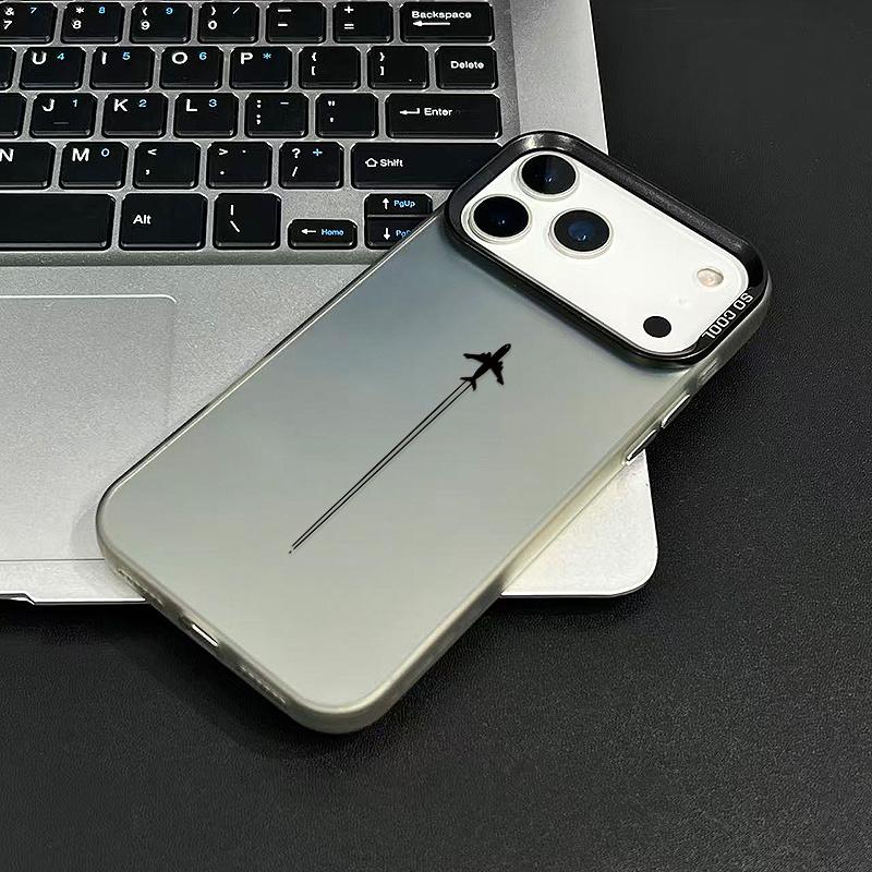 Airplane Tail Pattern Phone Case for iPhone 17 16 15 14 13 12 11 Pro/Max/Plus Anti Drop and Anti Shock Rear Cover