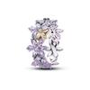 S925 Silver Pink Flower Bee and Bow Women's Ring Fashionable and Versatile Gift for Friends 2026