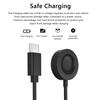 1M USB Type-C Magnetic Fast Charge Charger Dock For Fossil Gen 6 / Fossil Gen 4 / Fossil Gen 5 Smart Watch Charging Cable