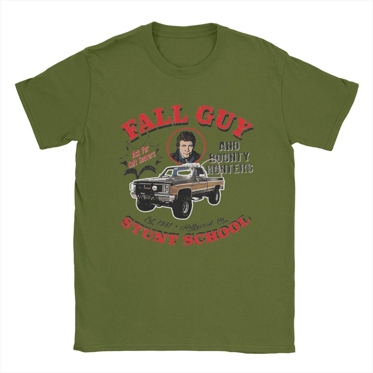 

Men Fall Guy Stunt School And Bounty Hunters T Shirts Cotton Clothing Cool Short Sleeve O Neck Tees Printed T-Shirt 4XL