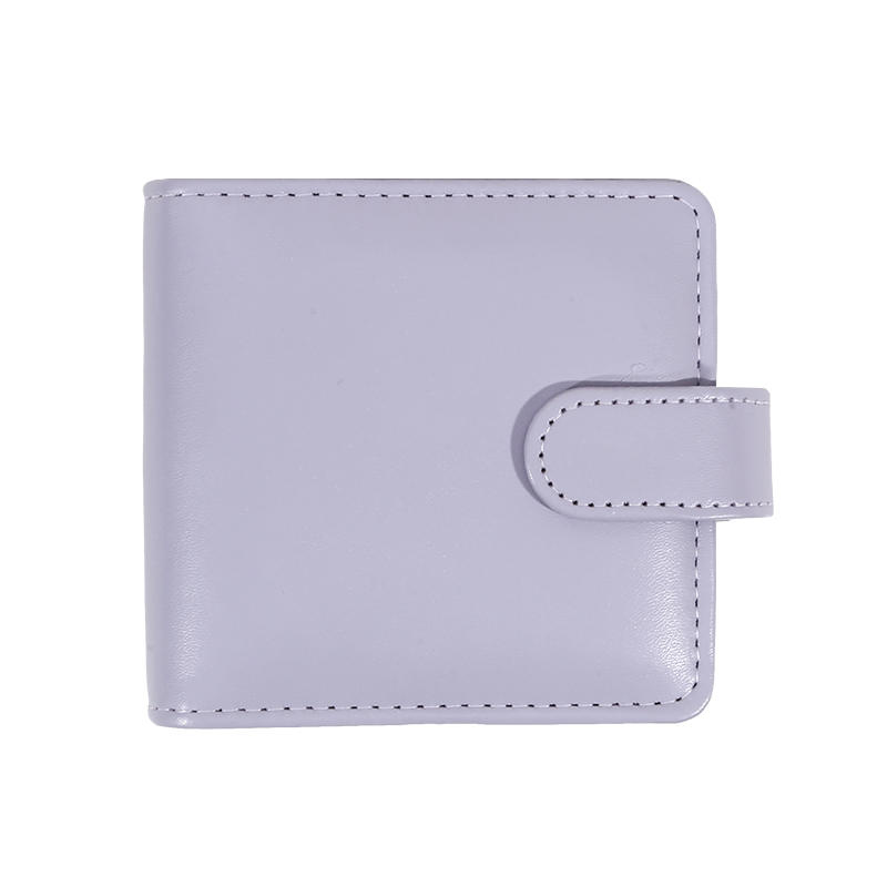 Leichtes Mini Kpop Fotokarten Ordner Cover Buch Loseblatt Leder Kleines Fotoalbum für Organizer Trading Cards Spielkarten