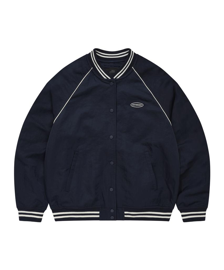 Covernat Woman Varsity Jacket Navy