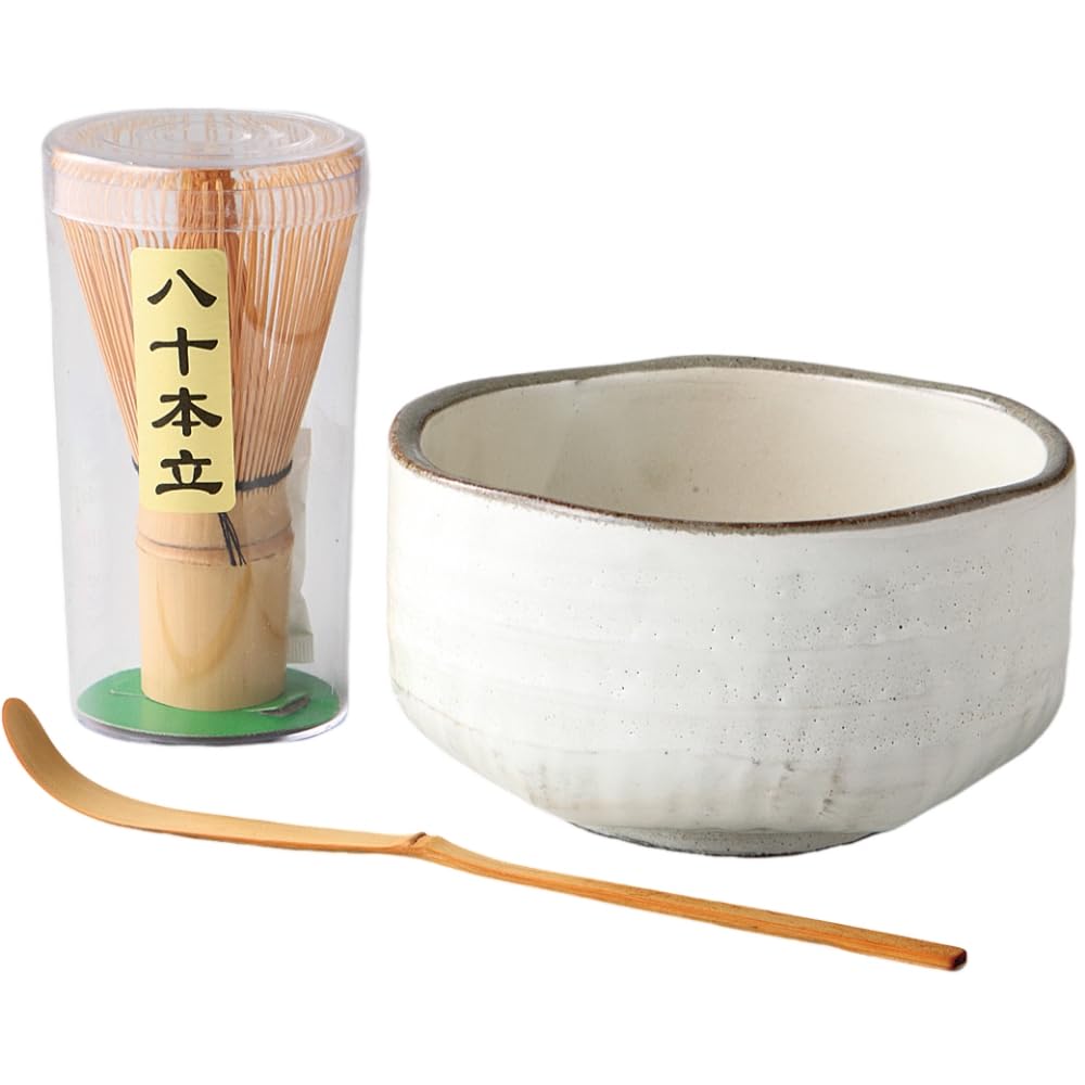Matcha x x Princess Matcha Bowl Mino Made in Japan Ale-net Bowls, W8.4 D8.4 H8.6cm, Powder-glazed Set, Ceramic, Ware,