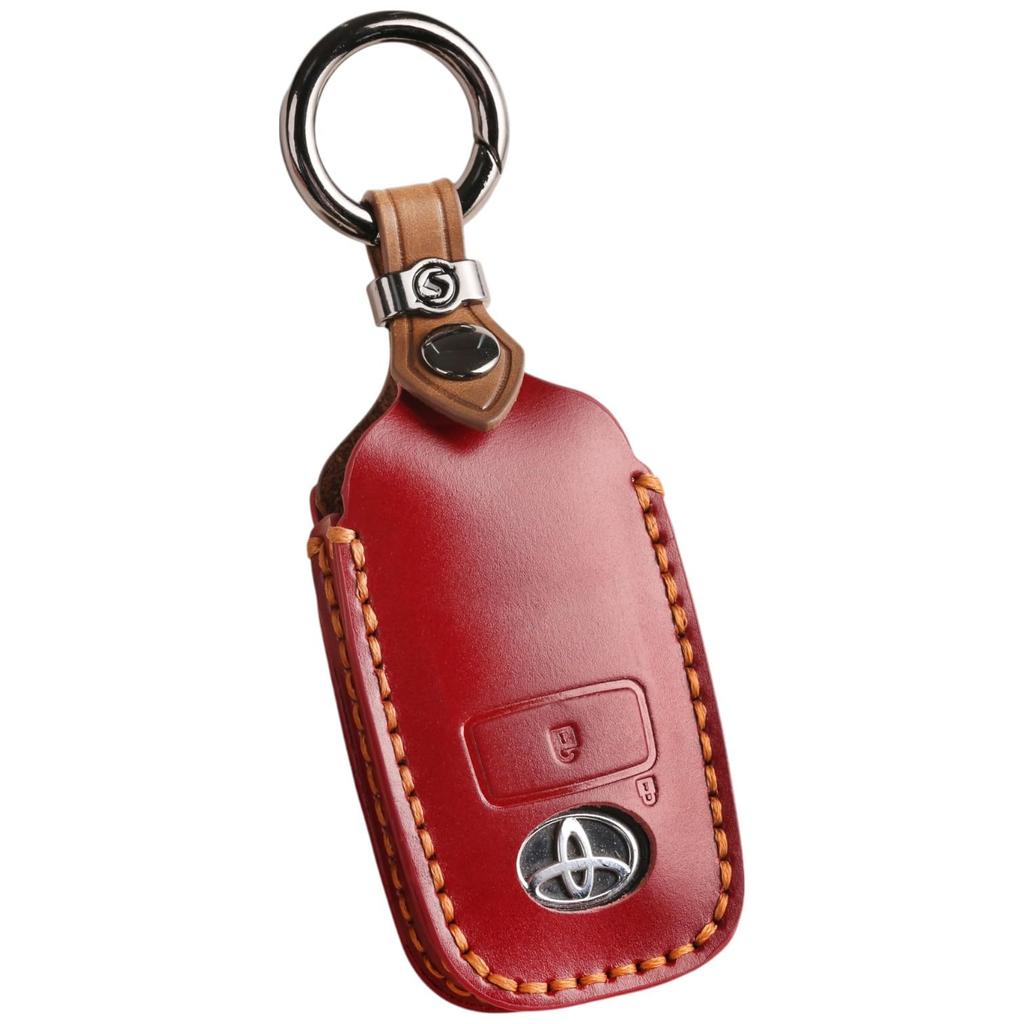 Compatible with Toyota Rise Daihatsu Rocky New Taft Dedicated Key Case Genuine Leather Key Case Leather RAIZE ROCKY TAFT Key Cover New Smart Key Case