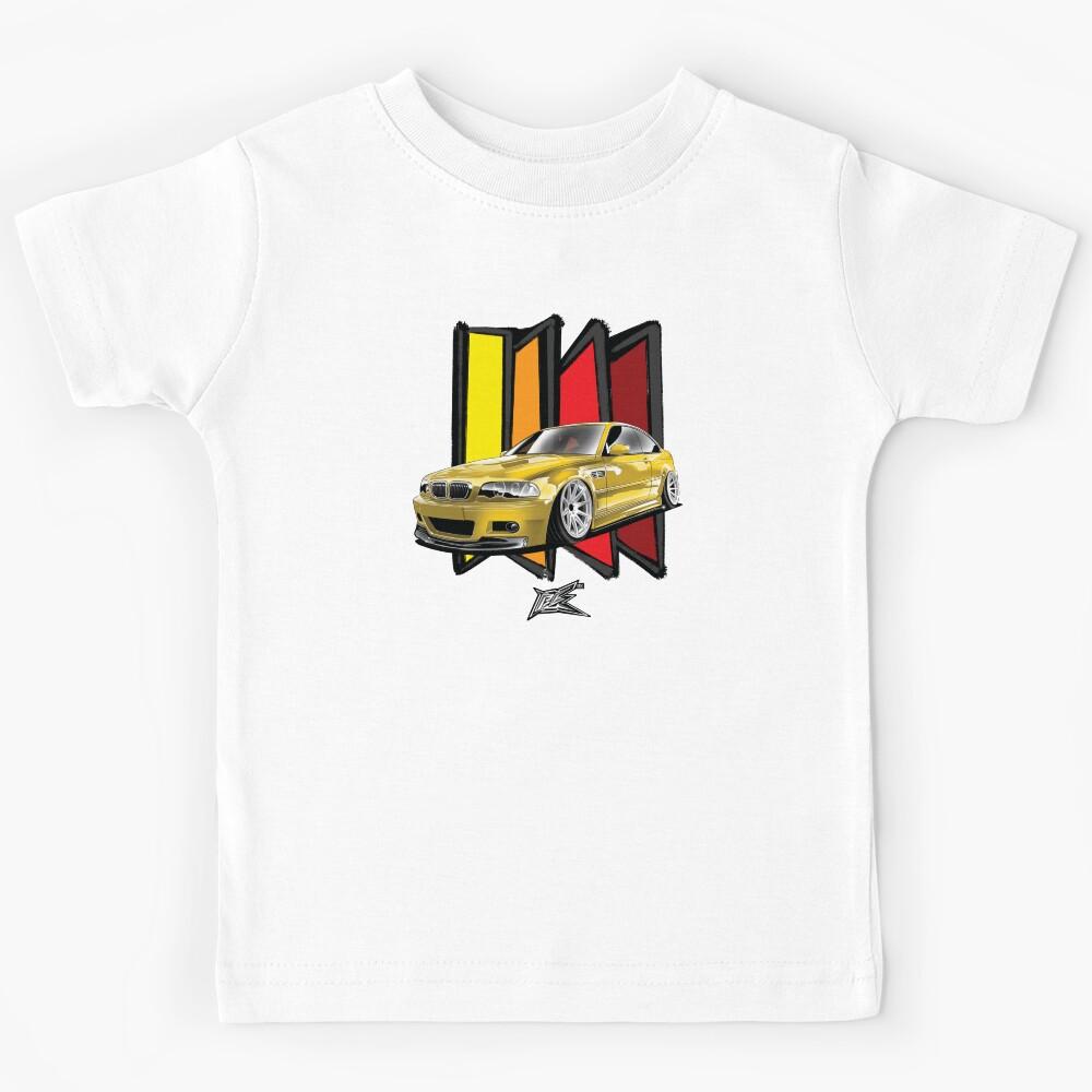 german sports sedan yellow Kids T-Shirt 110