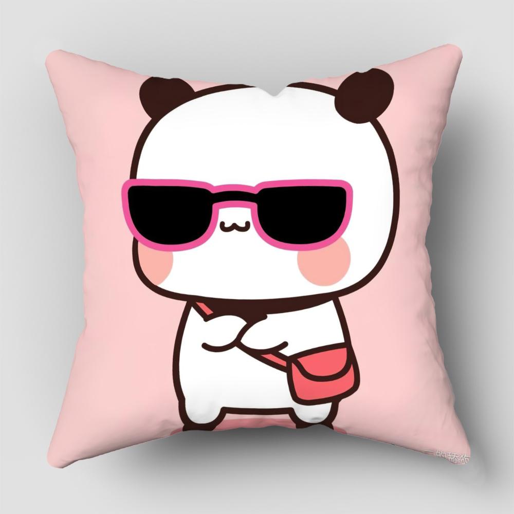 Bubu Dudu Pillowcase Cute Cartoon Bear Pillowcase Living Room Sofa Cushion Cover Bedroom Home Decoration Children's Gift