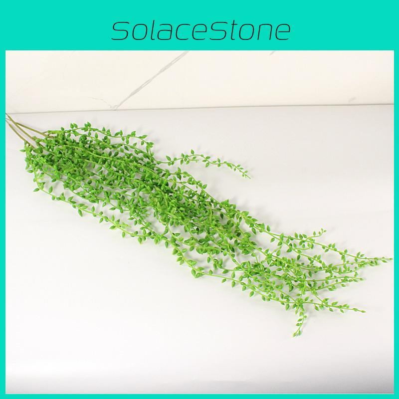 Fake Succulent Wall Decor With Plastic Vine For Outdoor Events And Home Enhancement