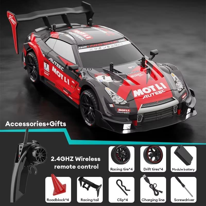Nou 2.4G Frecvență automată cu telecomandă Mașină reîncărcabilă Racing Drift Electric Graffiti Telecomandă Mașină pentru băiat Cadou de aniversare Jucărie pentru copii
