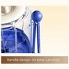 Large Capacity 4 Grids Pill Organizer Press Type Daily Pill Dispenser  Office