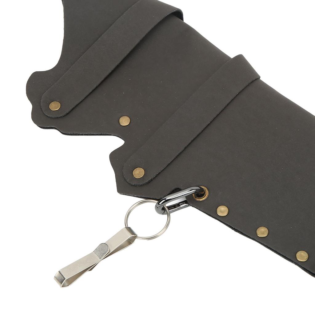 Archery Back Quiver Holder Waist Mounted PU Storage Bag for Recurve Bow Compound Pulley Bow Archery Equipment