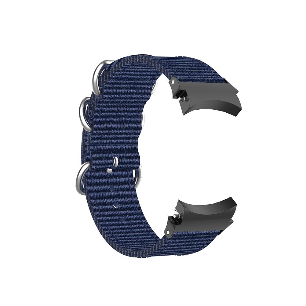Smartwatch Wristbands Strap Canvas Smartwatch Replacement Band for Watch 4 40mm 44mm for Watch 4 Classic 46mm 42mm Dark