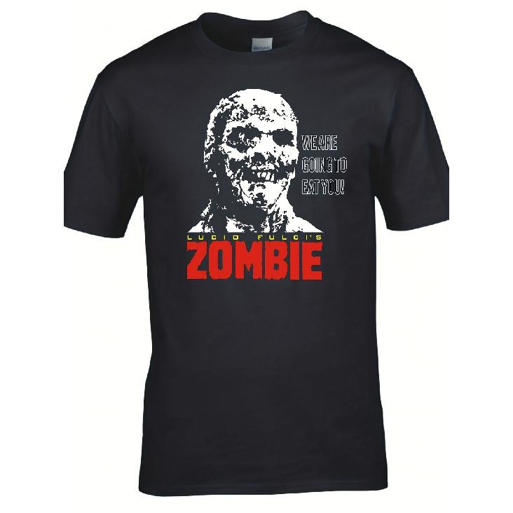 T-Shirt Influenced by The Cult Film Zombie by Lucio Fulci S